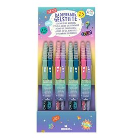 moses Happy Day set van 2 uitwisbare gelpennen