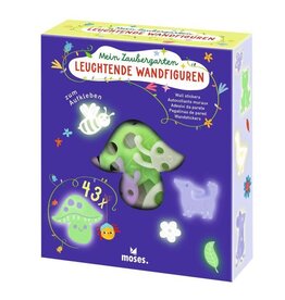 moses Mijn tovertuin 43 glow in the dark muurfiguurtjes