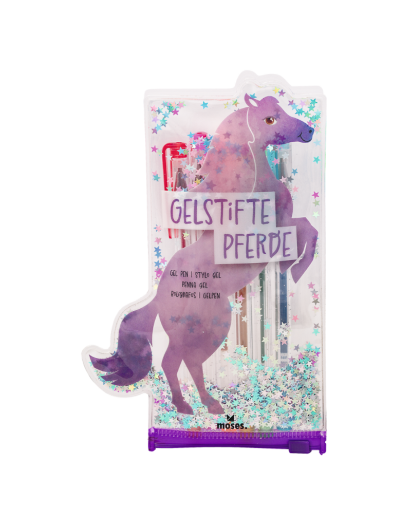 moses Paarden 6 gelstiften 15 cm in etui