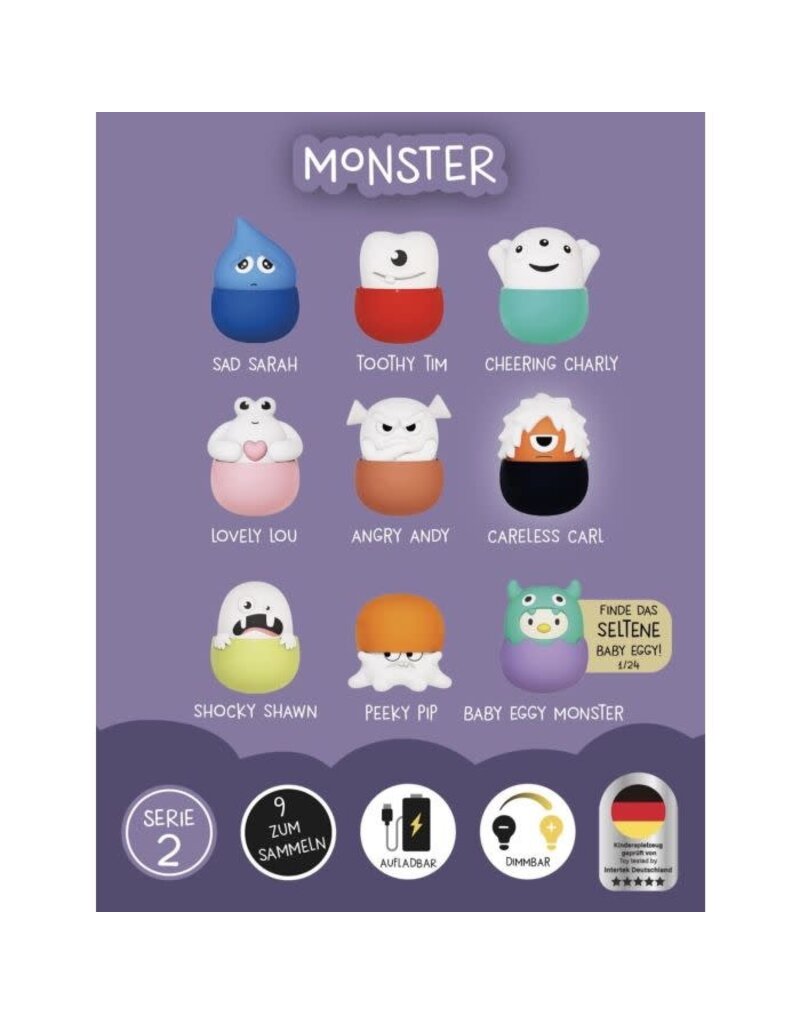 moses Eggy mystery lights blindbox monsters