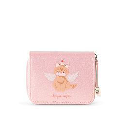 Konges Sløjd Cat Wallet Cerise Glitter