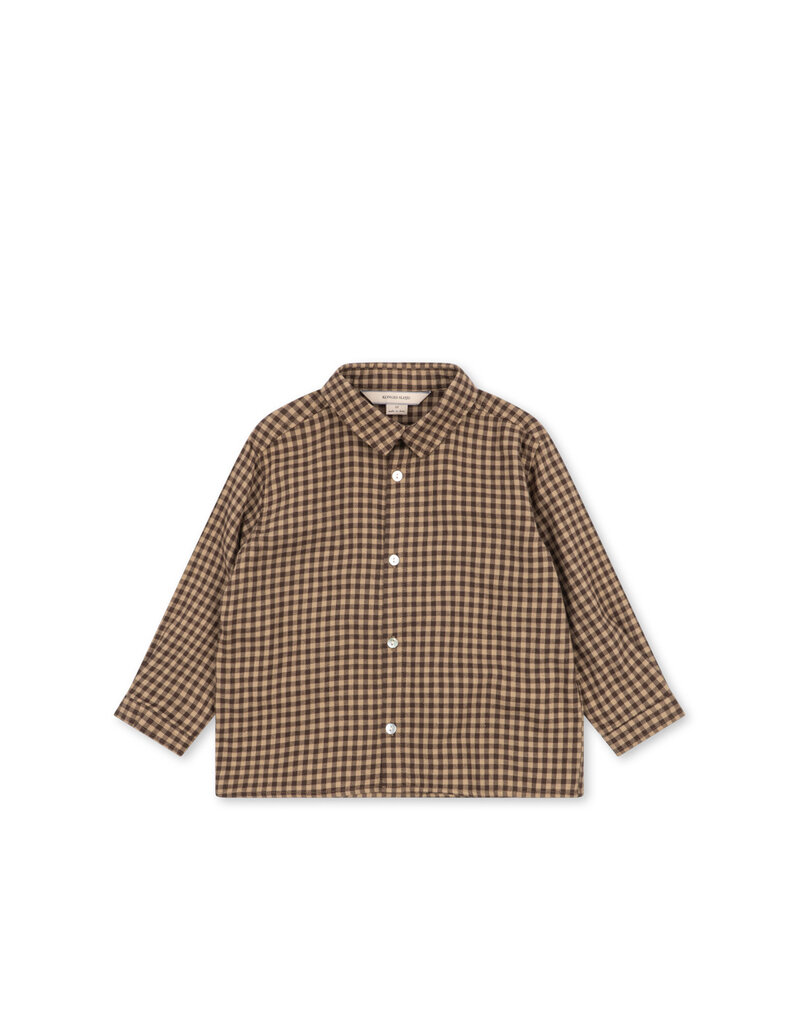 Konges Sløjd Foret Shirt Chocolate Check
