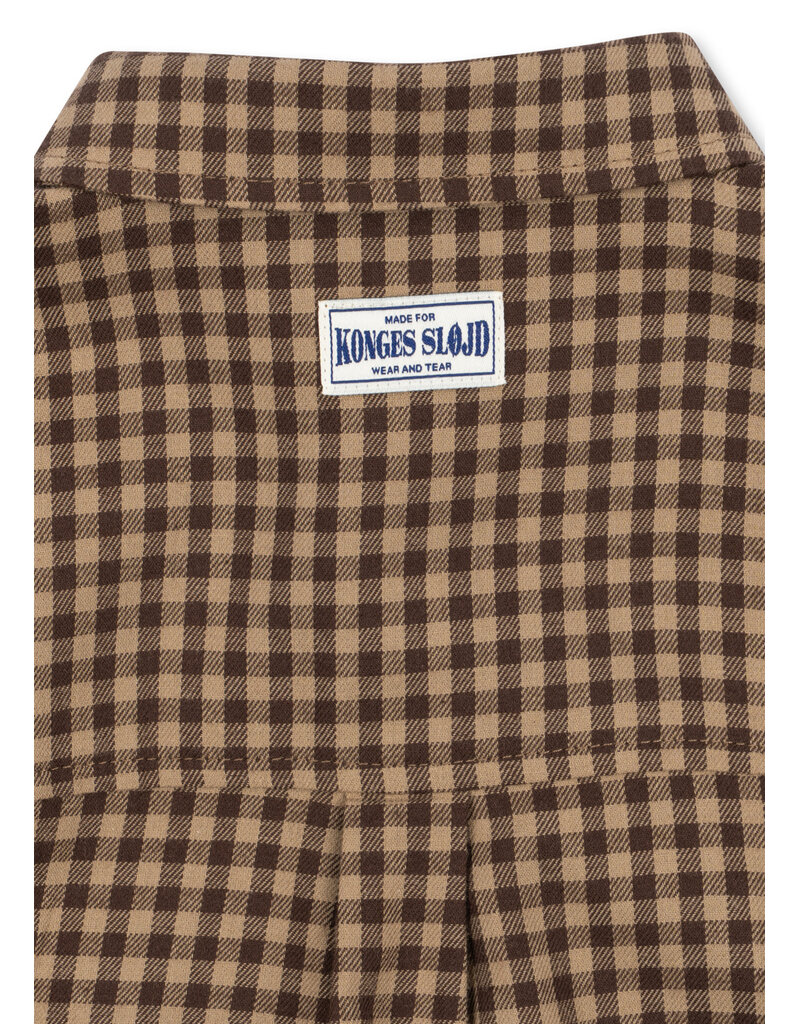 Konges Sløjd Foret Shirt Chocolate Check