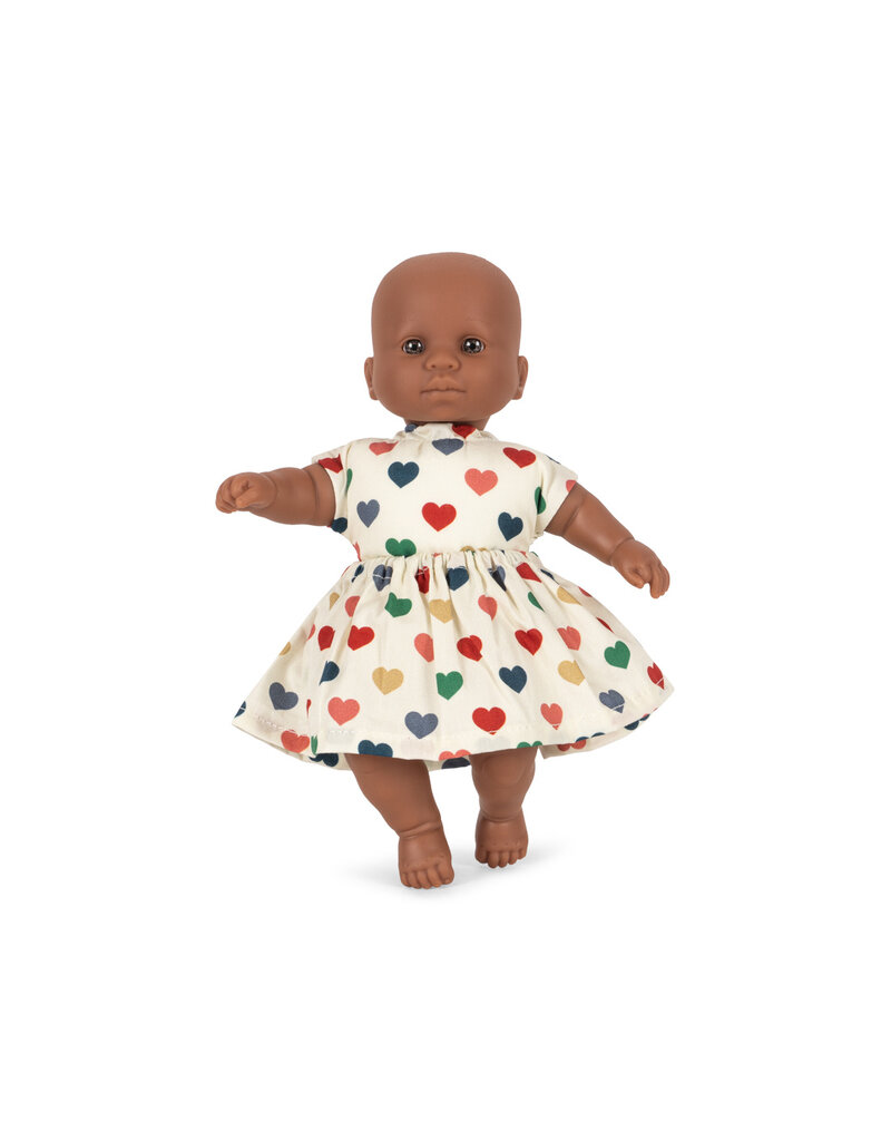 Konges Sløjd Mini Doll Ditzy Dot Coeur Coloré