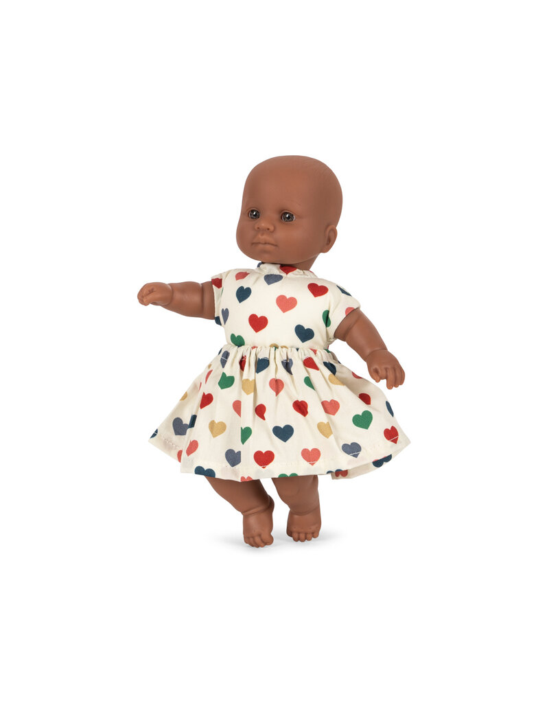 Konges Sløjd Mini Doll Ditzy Dot Coeur Coloré