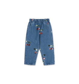 Konges Sløjd Magot Sequin Frill Pants Cherry Sequin