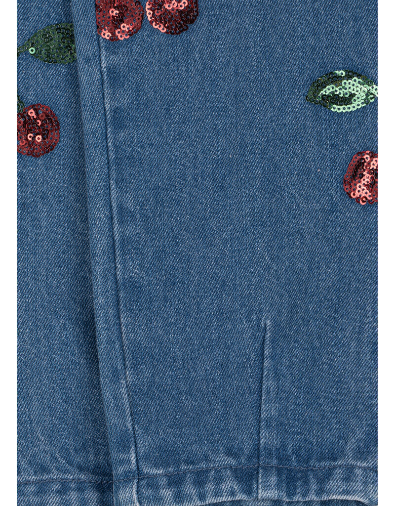 Konges Sløjd Magot Sequin Frill Pants Cherry Sequin