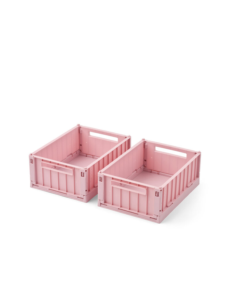 Liewood Weston Storage Box S 2-pack Rose Blush
