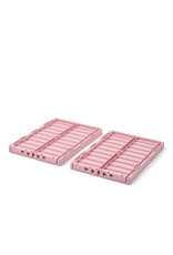 Liewood Weston Storage Box M 2-pack Rose Blush