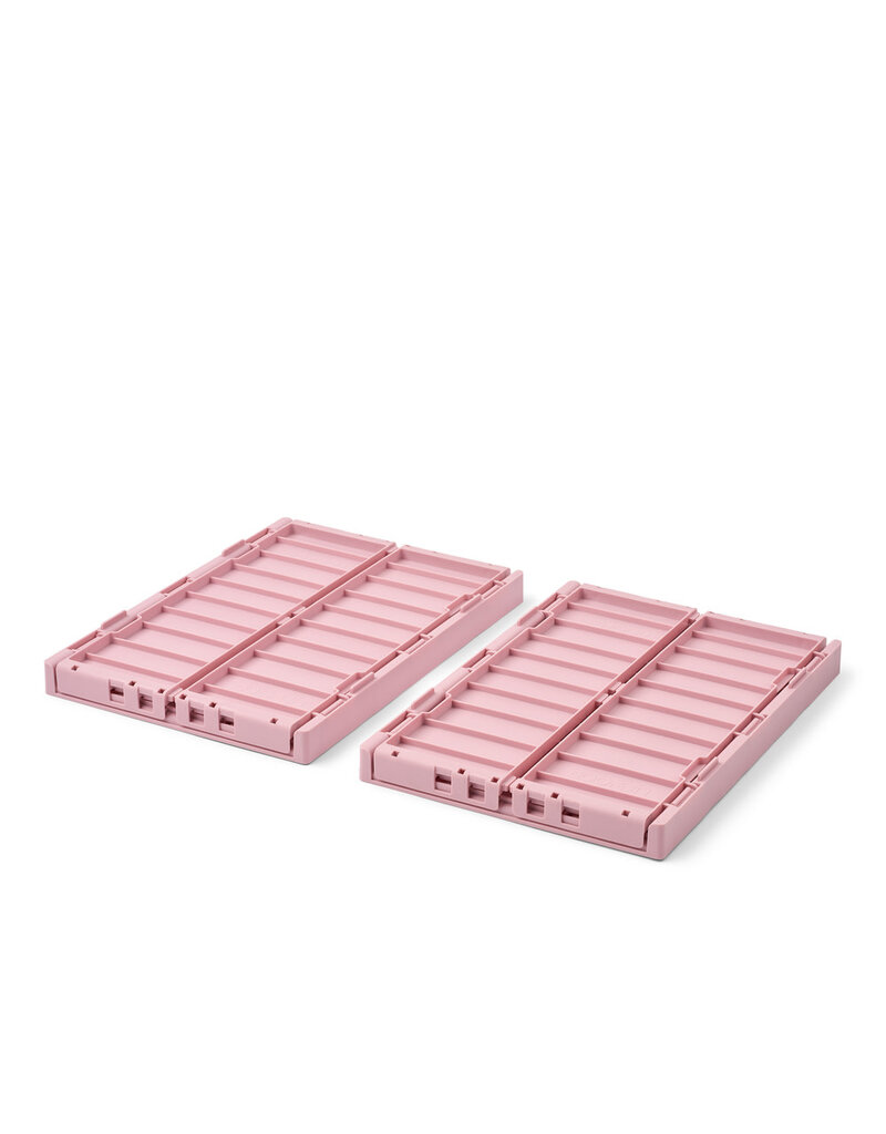 Liewood Weston Storage Box M 2-pack Rose Blush