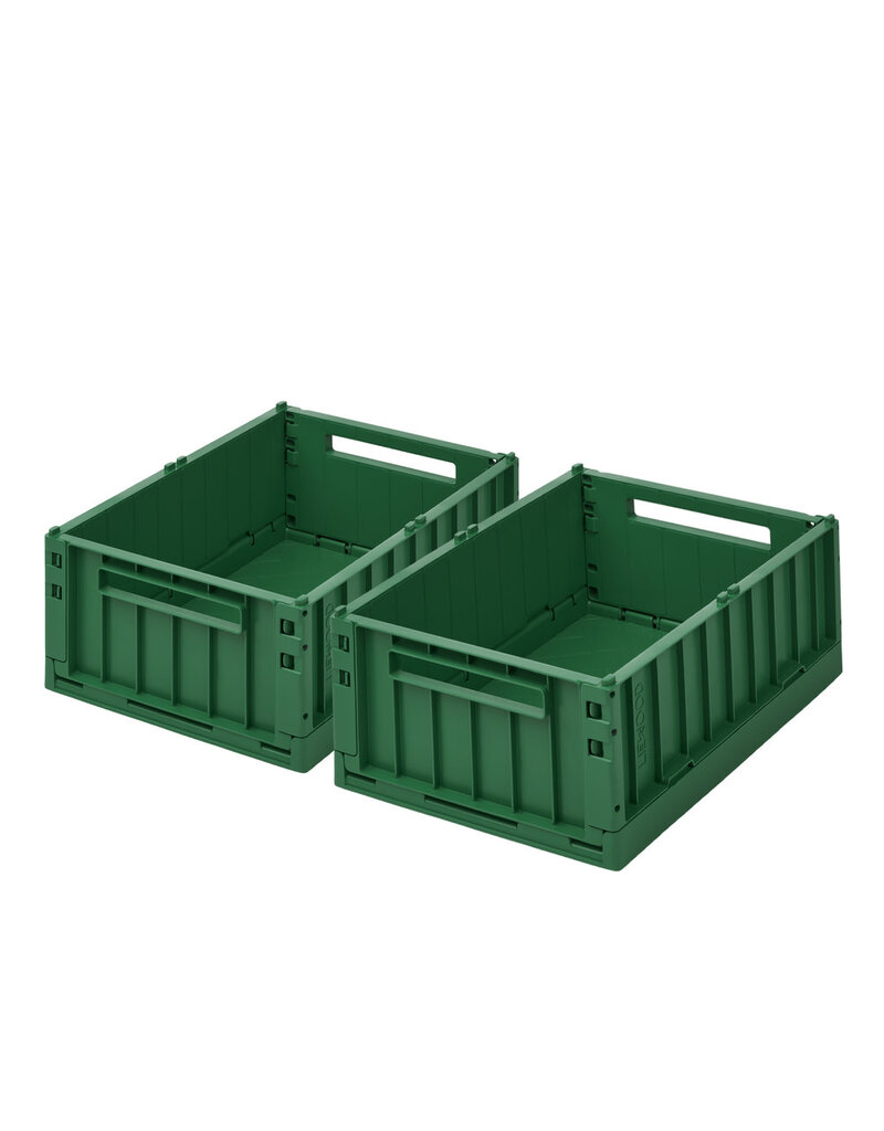 Liewood Weston Storage Box M 2-pack Garden Green