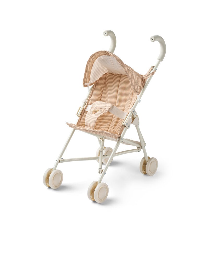 Liewood Elsie Doll Stroller Stripe Pale Tuscany / Creme de la creme