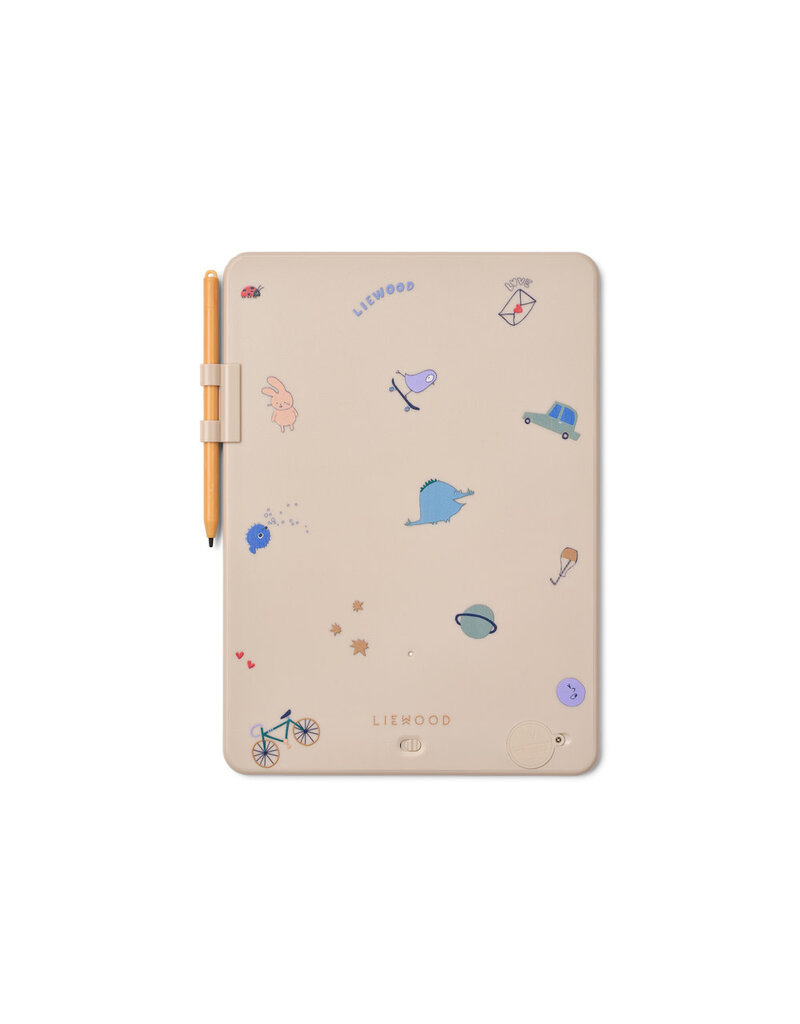 Liewood Zora Magic Drawing Board 10 Inches Tamtam/Sandy