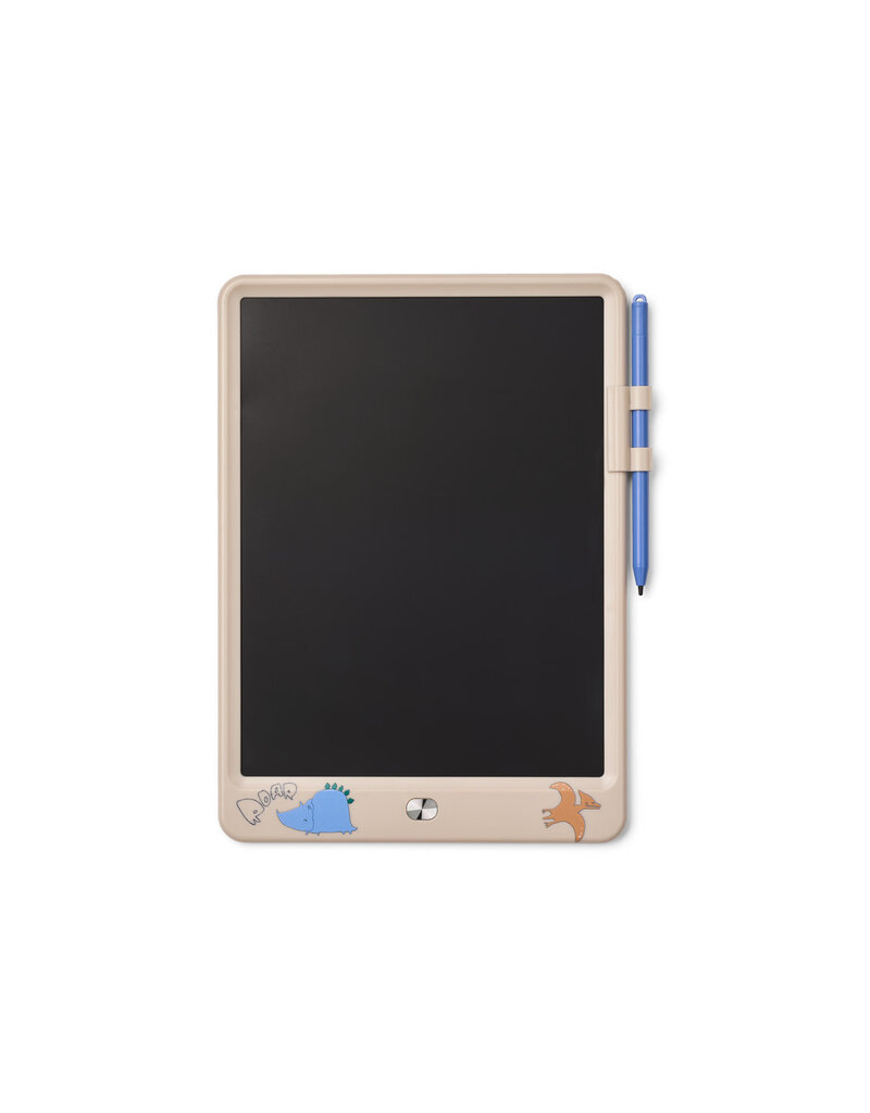 Liewood Zora Magic Drawing Board 10 Inches Dino Roar Sandy