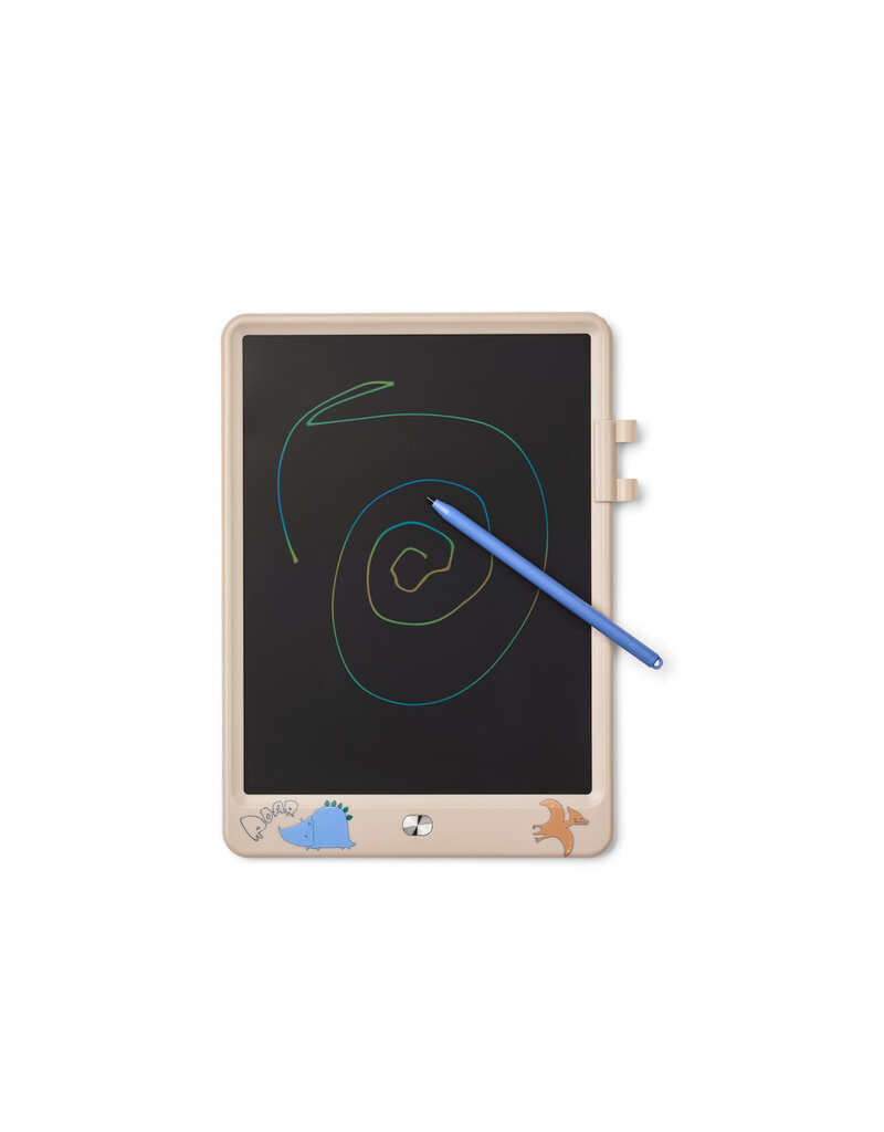 Liewood Zora Magic Drawing Board 10 Inches Dino Roar Sandy