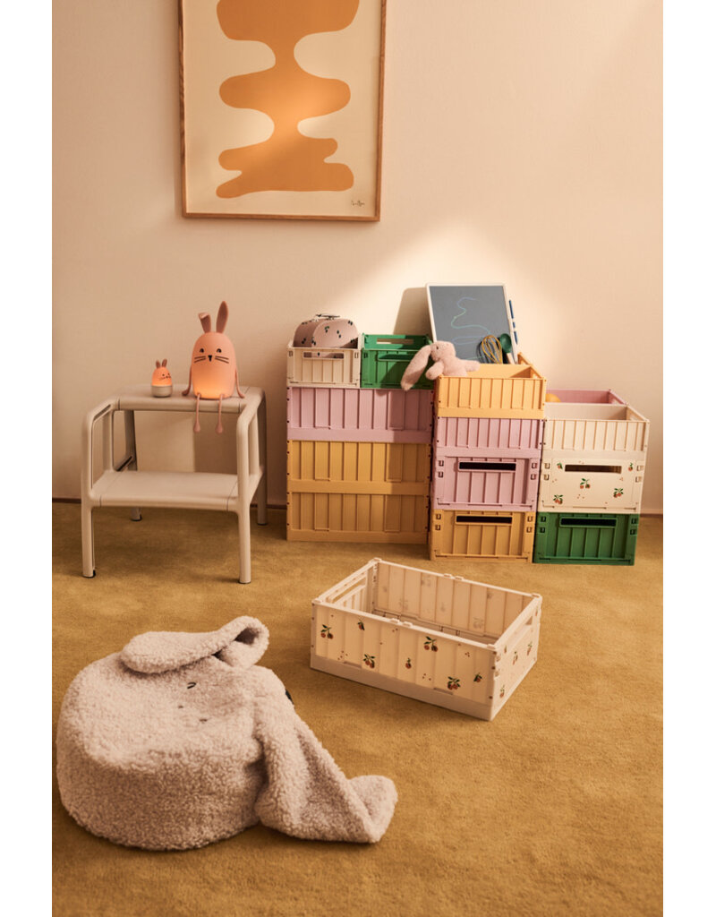 Liewood Weston Printed Storage Box M 2-pack Peach Sea Shell