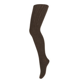 mp Denmark Cotton rib tights Brown Melange 351