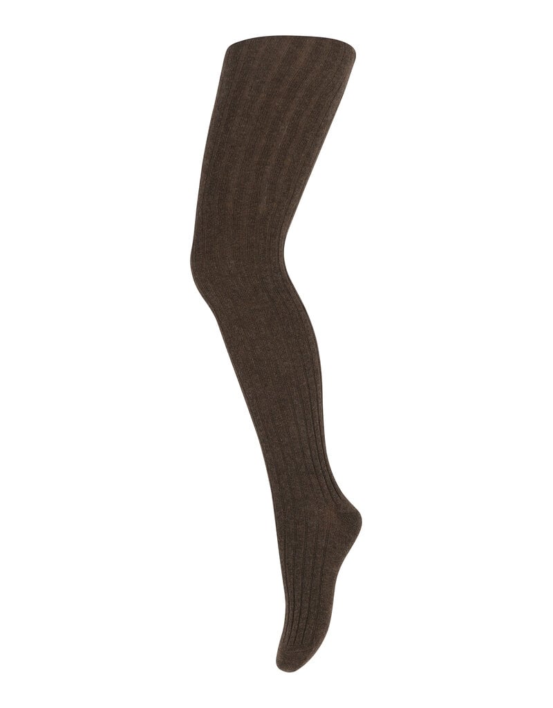 mp Denmark Cotton rib tights Brown Melange 351