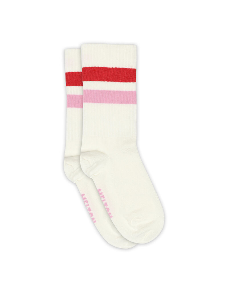 mp Denmark Sporty stripe socks Begonia Pink 2229