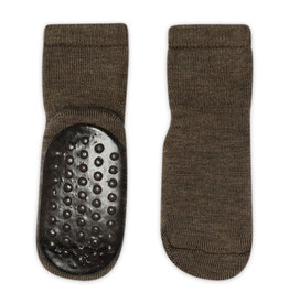 mp Denmark Wool socks - anti-slip Brown Melange 351