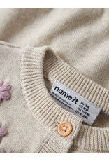 name it Rucca Knit Cardigan Peyote Melange