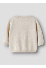 name it Rucca Knit Cardigan Peyote Melange