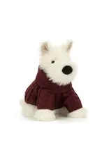 Jellycat Munro Scottie Dog 'Winter Jumper'