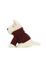 Jellycat Munro Scottie Dog 'Winter Jumper'