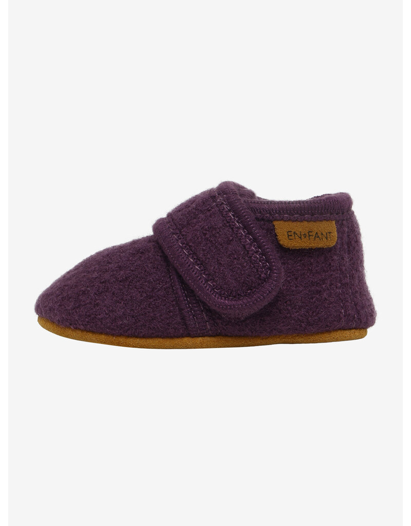 En Fant Baby Wool slippers Blackberry Wine 6660