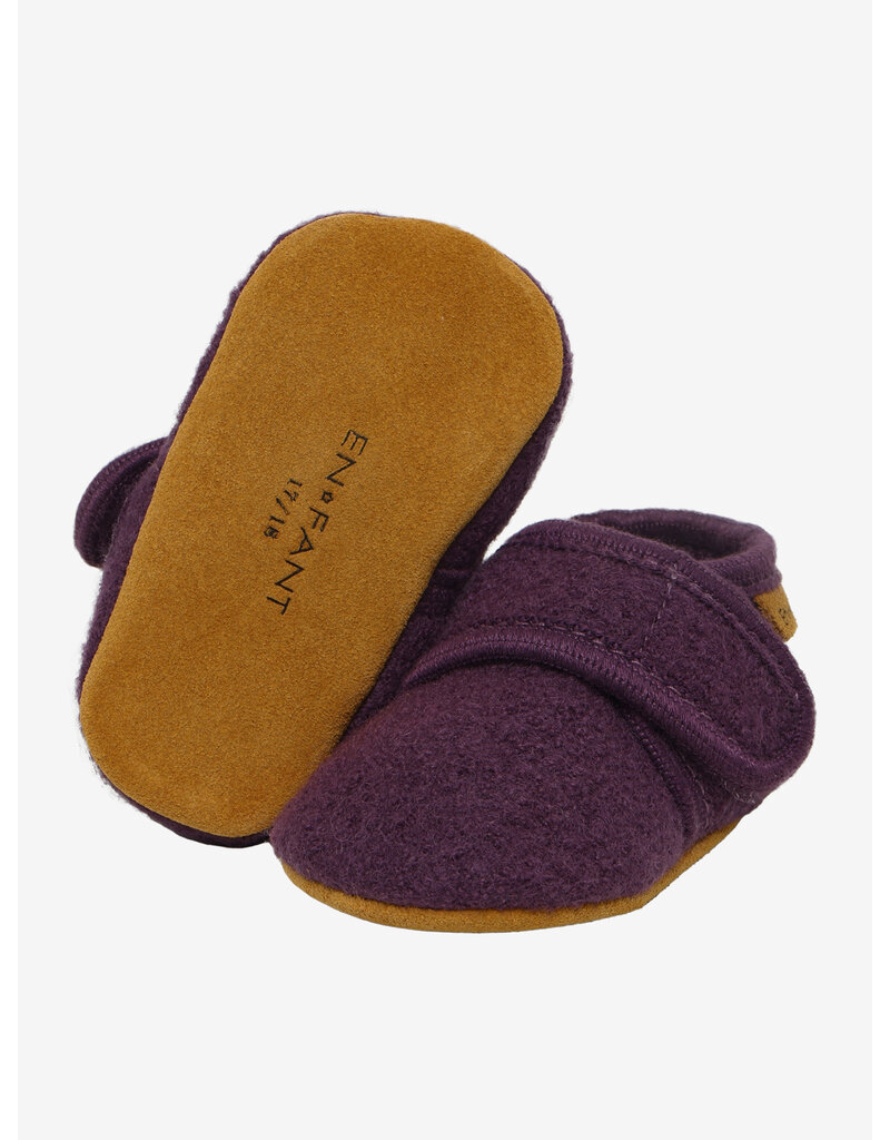 En Fant Baby Wool slippers Blackberry Wine 6660