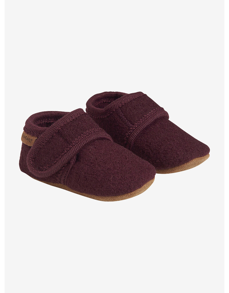 En Fant Baby Wool slippers Winetasting 6118
