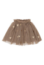The New Yna Skirt Taupe Gray
