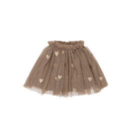 The New Yna Skirt Taupe Gray