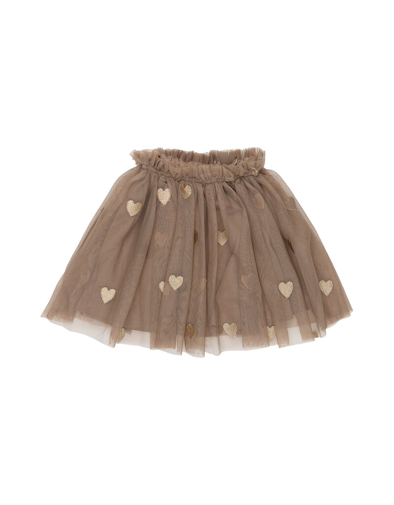 The New Yna Skirt Taupe Gray