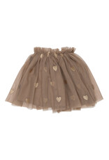The New Yna Skirt Taupe Gray