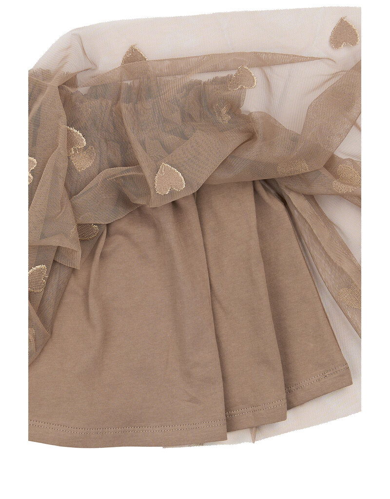 The New Yna Skirt Taupe Gray
