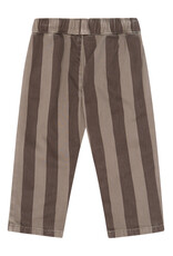 The New Ylas Baggy Pants Taupe Gray Striped
