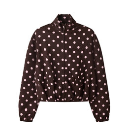 name it Onea Zip Balloon Sweater Coffee Bean