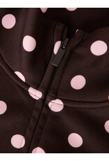 name it Onea Zip Balloon Sweater Coffee Bean