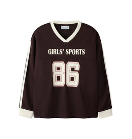name it Nacy Relax Top Chocolate Plum