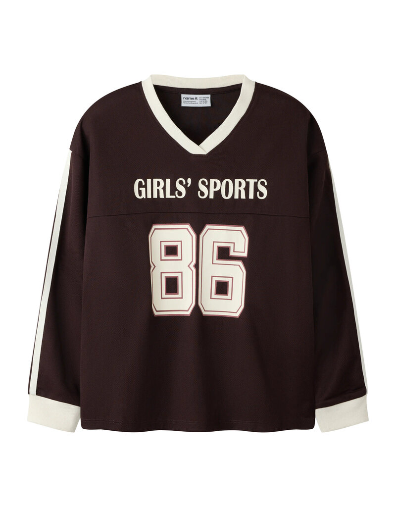 name it Nacy Relax Top Chocolate Plum