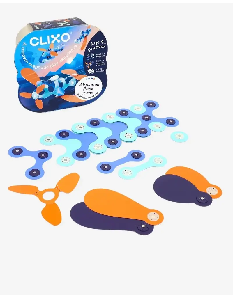 Clixo Airplane Pack 15stuks