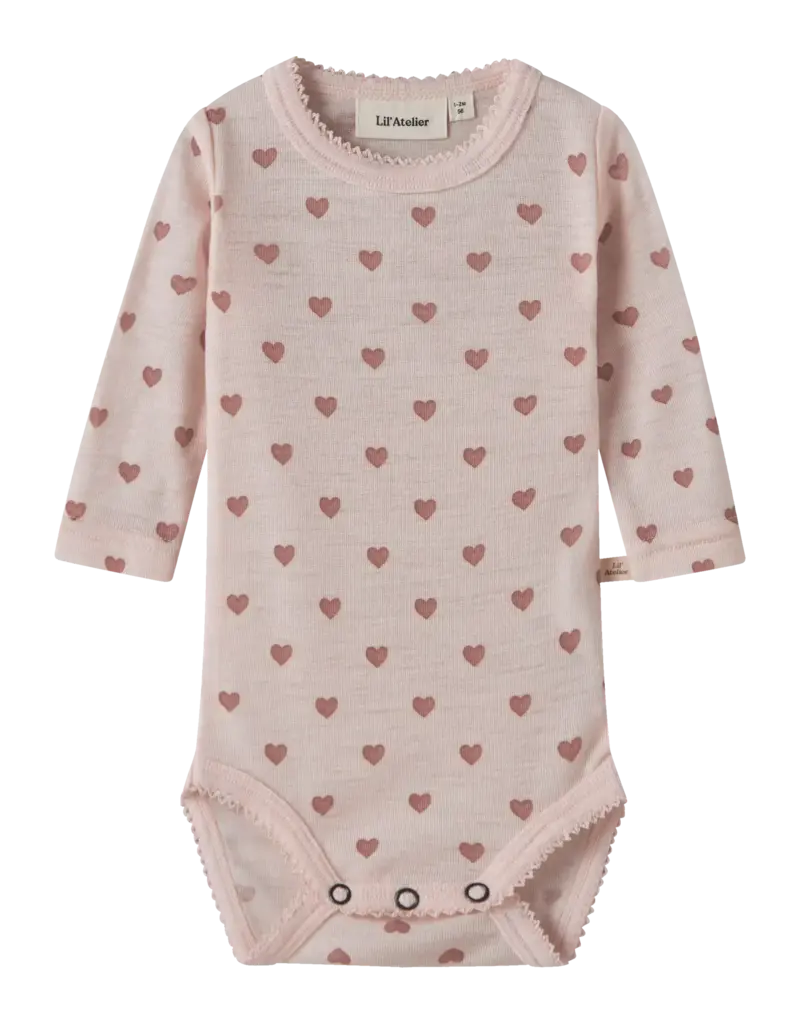 Lil' Atelier Noel Nia Wool Slim Body Morganite Heart