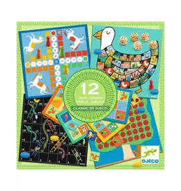 Djeco Classic Game Box 12 Bordspellen