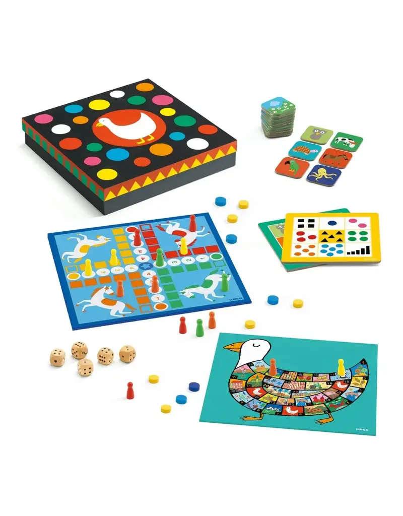 Djeco Classic Game Box 12 Bordspellen
