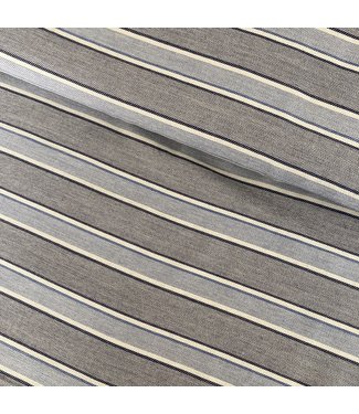 Signature Viscose Blend Blue Stripes