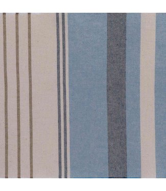 Katia Fabrics Recycled Canvas Stripes Blue