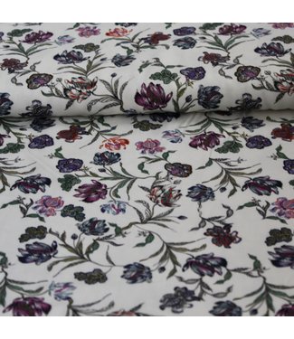 A La Ville COUPON 190 CM Viscose Garden Flowers