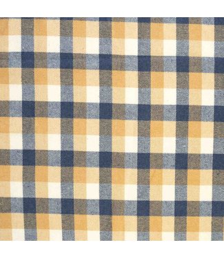 Katia Fabrics Recycled Vichy Tricolor Mustard