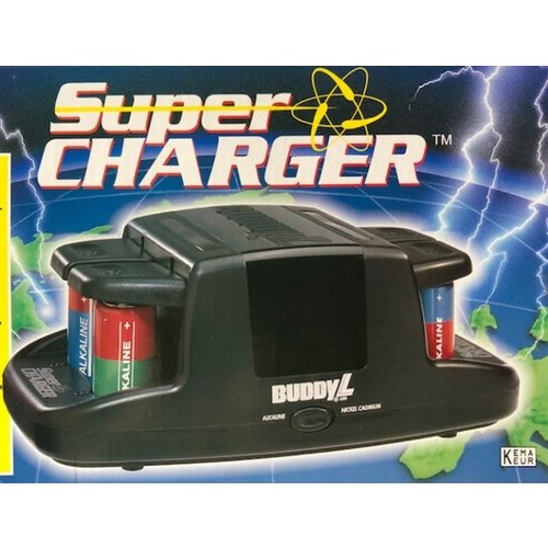 Outletshoponline.nl Buddy L Super Charger 1,5V gewone alkaline en oplaadbare batterijen oplader